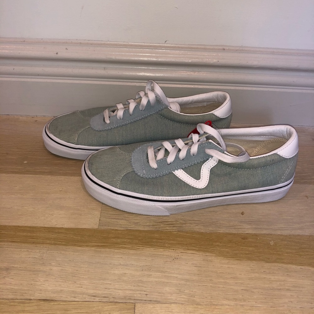 Vans Washed Denim Sneakers - Picture 4 of 6